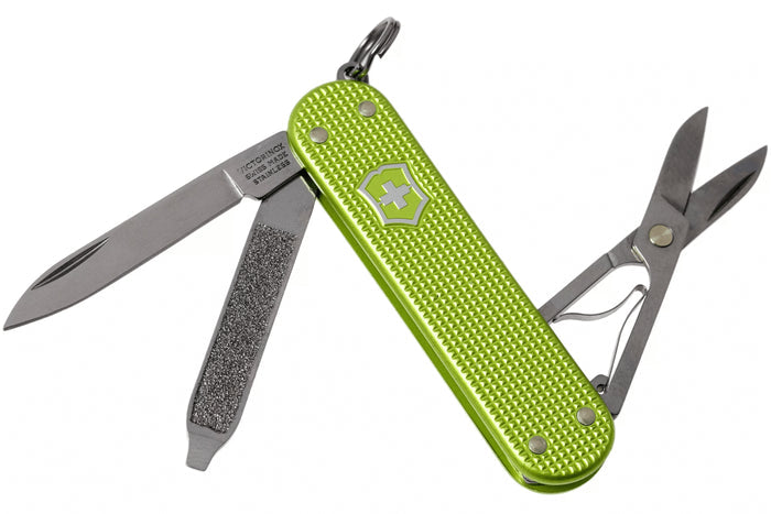 Couteau suisse Victorinox Classic Alox Colors Lime Twist 58mm 5 fonctions