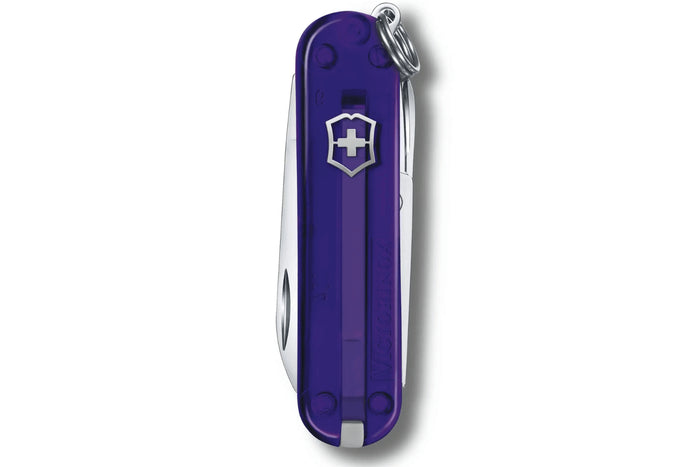 Couteau suisse Victorinox Classic SD Colors Translucide Persian Indigo 58mm 7 fonctions
