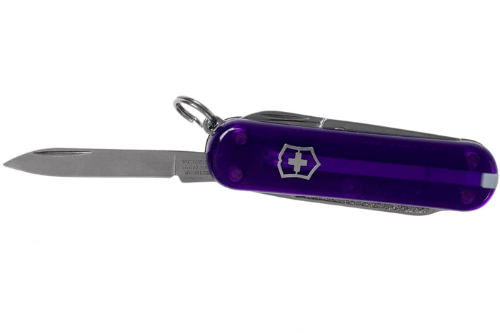 Couteau suisse Victorinox Classic SD Colors Translucide Persian Indigo 58mm 7 fonctions