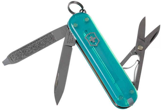Couteau suisse Victorinox Classic SD Colors Translucide Tropical Surf 58mm 7 fonctions