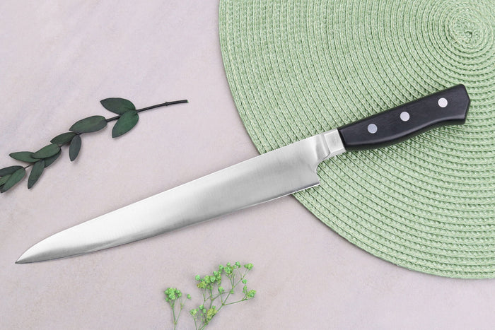 Couteau sujihiki alvéolé japonais Glestain K Series 21cm