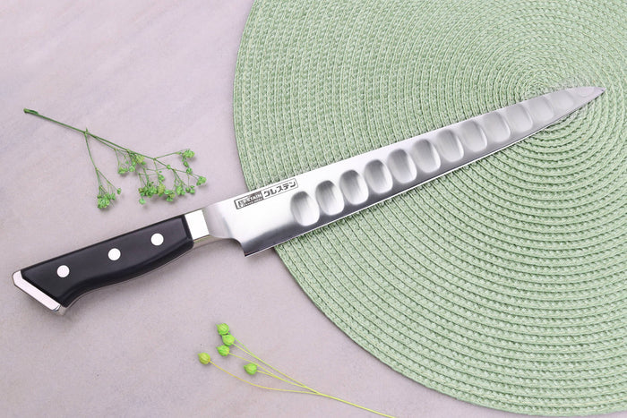 Couteau sujihiki alvéolé japonais Glestain K Series 24cm