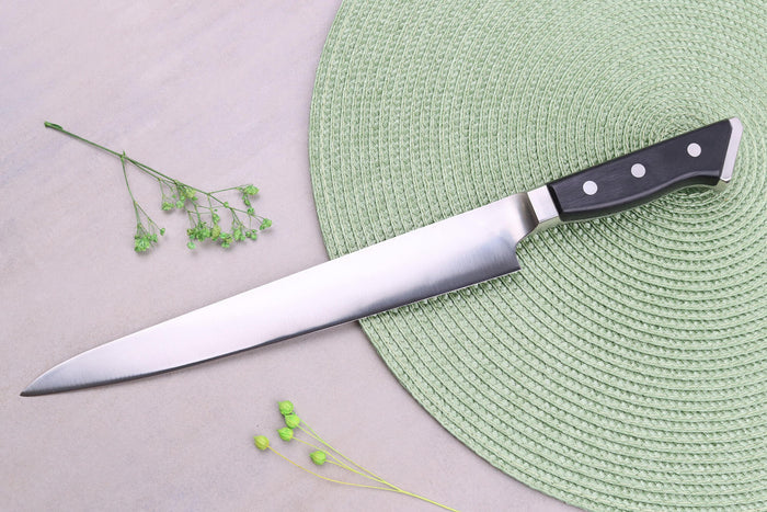 Couteau sujihiki alvéolé japonais Glestain K Series 24cm