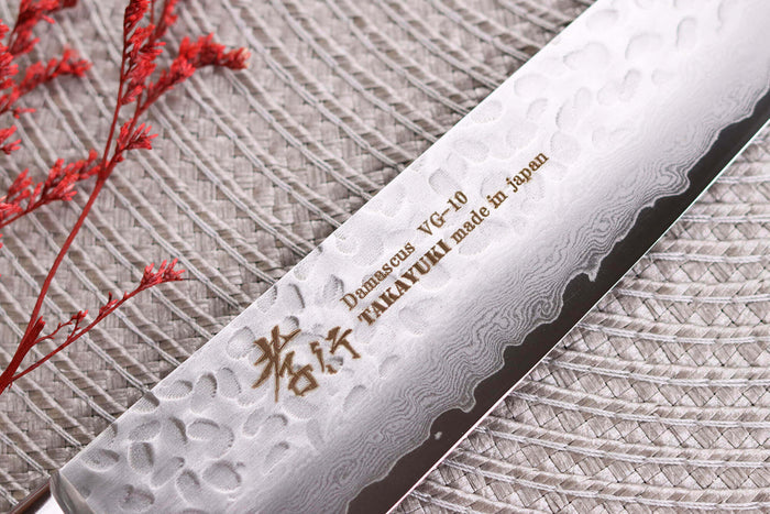 Couteau sujihiki japonais 24cm Sakai Takayuki Damascus Western 33 couches