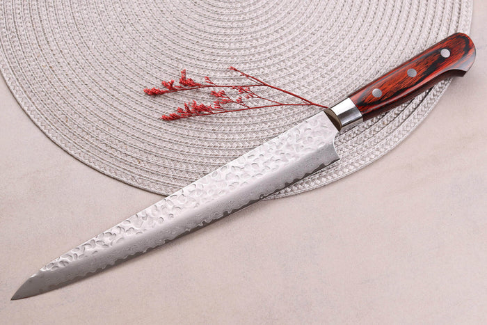 Couteau sujihiki japonais 24cm Sakai Takayuki Damascus Western 33 couches
