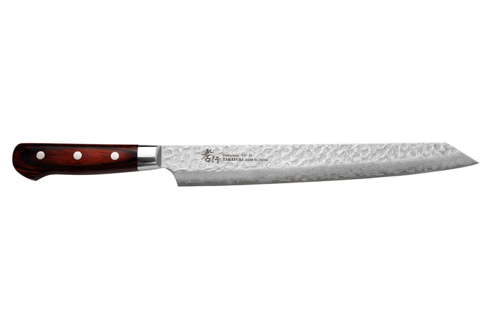 Couteau sujihiki kiritsuke japonais 27cm Sakai Takayuki Damascus Western 33 couches