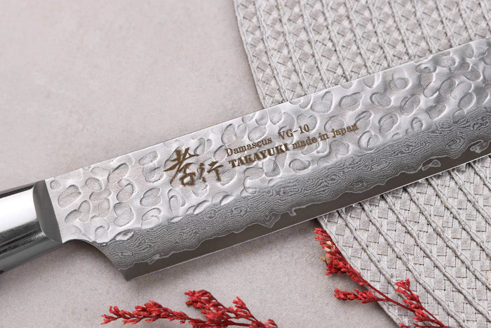 Couteau sujihiki kiritsuke japonais 27cm Sakai Takayuki Damascus Western 33 couches