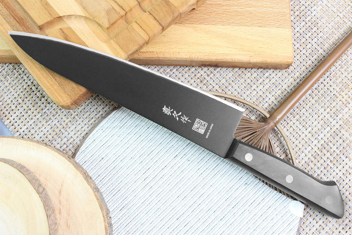 Couteau sushi chef japonais MAC Super Black 21cm