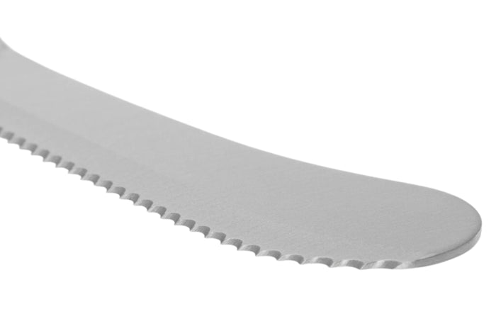 Couteau tartineur Westmark 2 en 1 lame dentelée 10cm