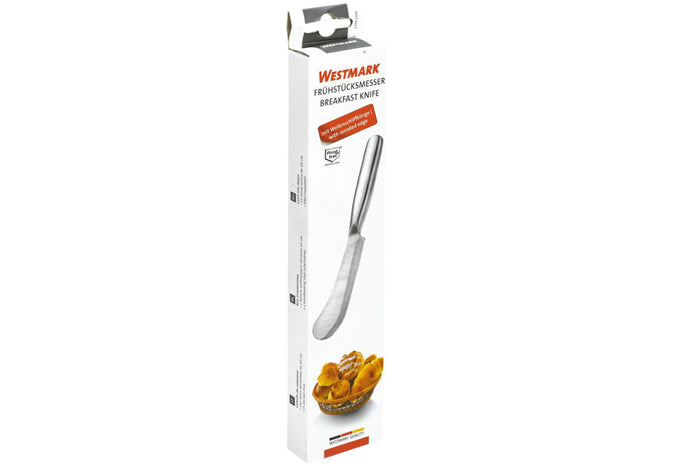 Couteau tartineur Westmark 2 en 1 lame dentelée 10cm