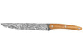 Couteau tranchelard Deejo Triskell 20cm manche en bois d'olivier