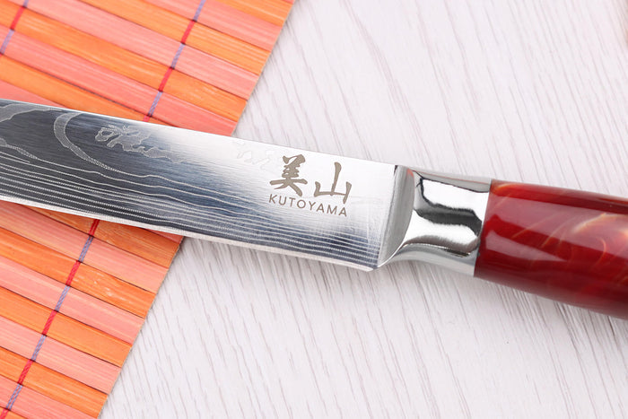 Couteau universel 12cm Kutoyama Red Flame