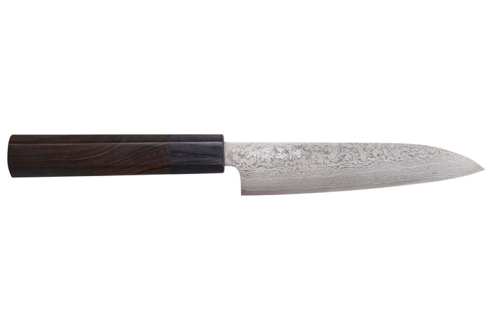Couteau universel 13,5cm japonais artisanal Makoto Kurosaki VG7 Damas