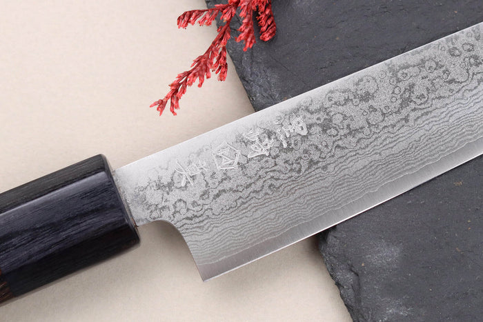 Couteau universel 13,5cm japonais artisanal Makoto Kurosaki VG7 Damas