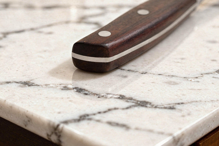 Couteau universel 13cm Guillaume Leonard Cuistot en acier inoxydable et bois de santal rouge