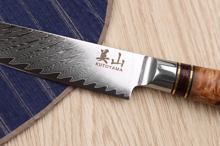 Couteau universel 13cm Kutoyama damas nid d'abeille
