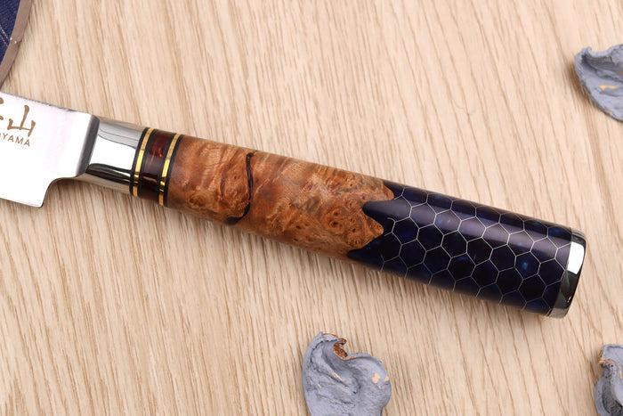 Couteau universel 13cm Kutoyama damas nid d'abeille
