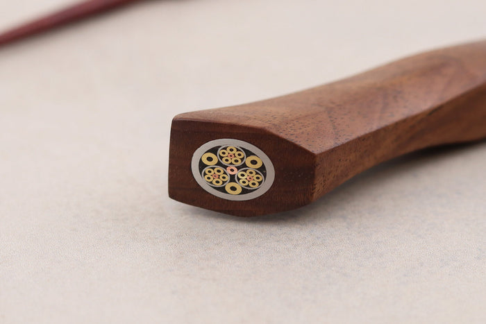 Couteau universel 13cm Ryda Knives A-30 San Maï et manche en noyer