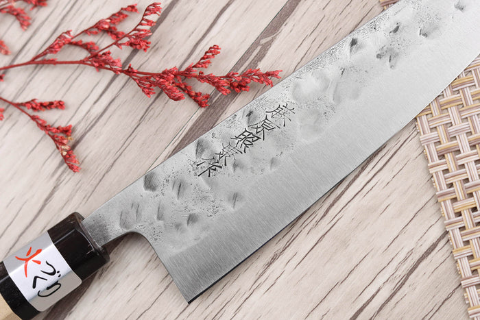 Couteau universel 15cm japonais artisanal Fujiwara Maboroshi manche en magnolia