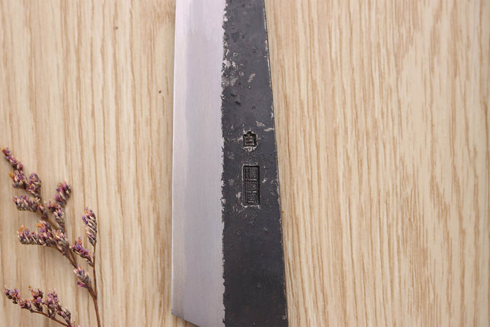 Couteau universel 15cm japonais artisanal Sakai Kikumori Kikuzuki Kuro
