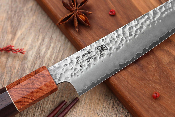 Couteau universel 15cm japonais artisanal Yuzo Akira Tsuchime VG10