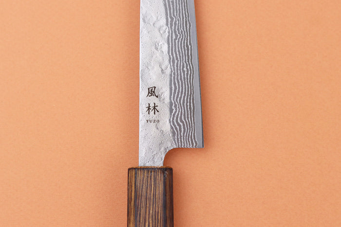 Couteau universel 15cm japonais artisanal Yuzo Enju Damas 440C