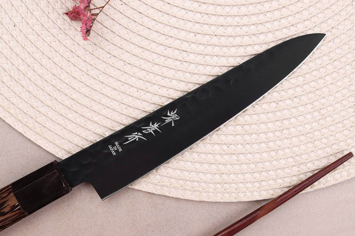 Couteau universel 15cm japonais Sakai Takayuki Kurokage VG10 manche en wengé