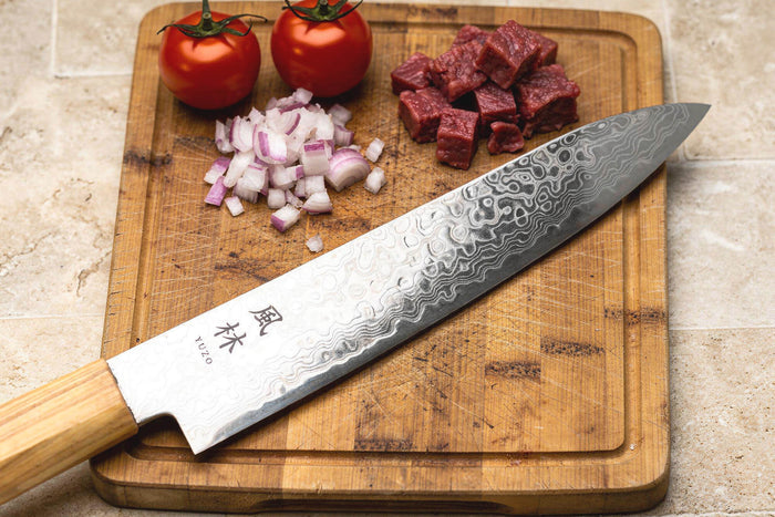 Couteau universel 15cm japonais Yuzo Ryuho Damas SG2