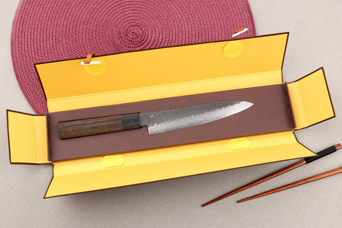 Couteau universel 16cm japonais Shizu Hamono Gen VG10 damas