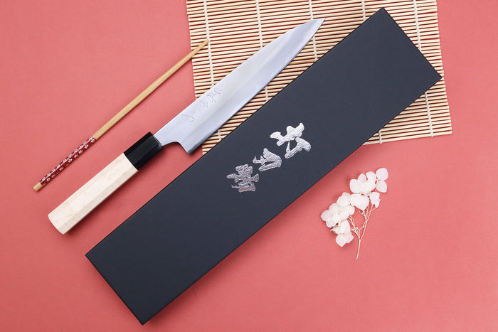 Couteau universel 18cm japonais artisanal Naoki Mazaki WS2 poli