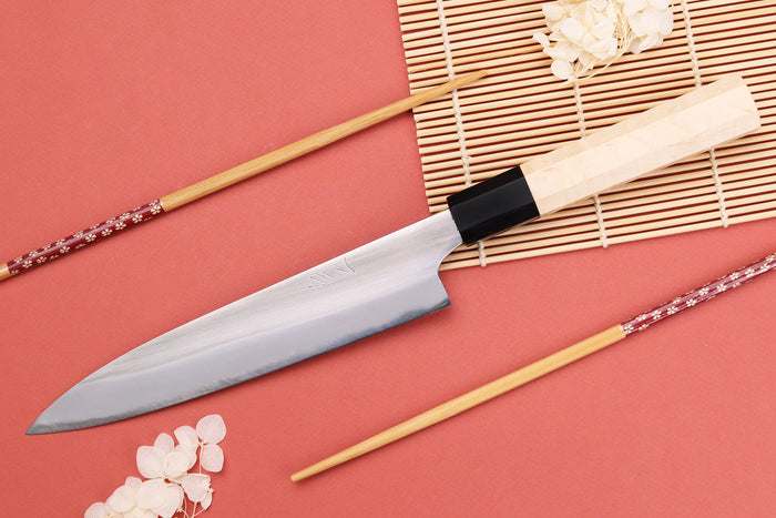 Couteau universel 18cm japonais artisanal Naoki Mazaki WS2 poli
