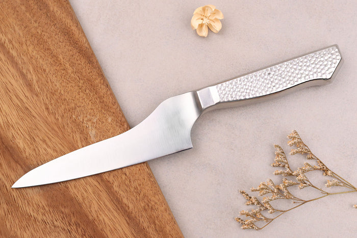 Couteau universel alvéolé dos courbé japonais Glestain Home Series 14cm