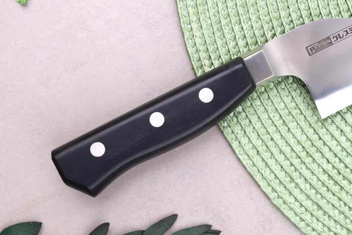 Couteau universel alvéolé dos courbé japonais Glestain K Series 18cm