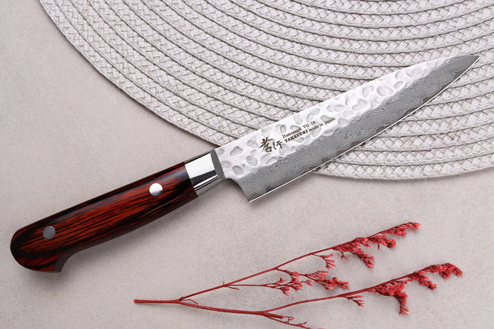Couteau universel japonais 12cm Sakai Takayuki Damascus Western 33 couches