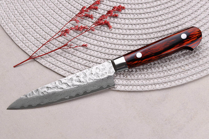 Couteau universel japonais 12cm Sakai Takayuki Damascus Western 33 couches