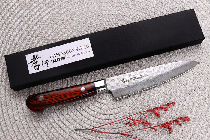 Couteau universel japonais 12cm Sakai Takayuki Damascus Western 33 couches