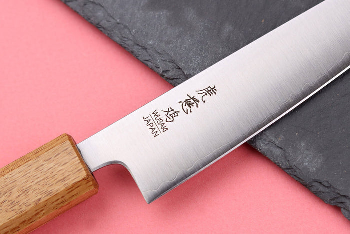 Couteau universel japonais artisanal Wusaki Migaki G3 15cm