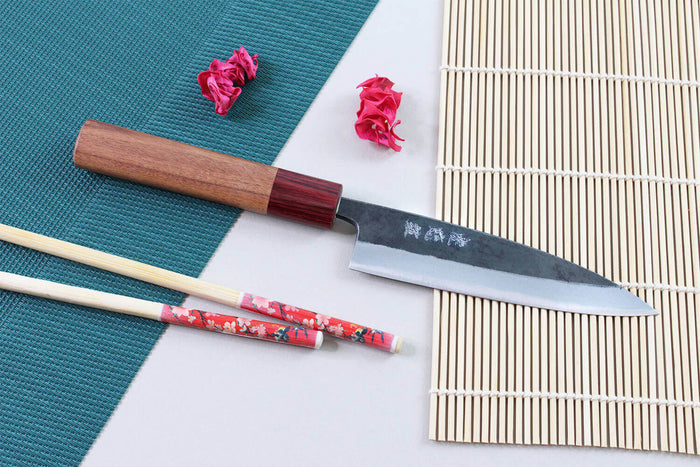Couteau universel japonais artisanal Wusaki Yuzo BS2 13cm