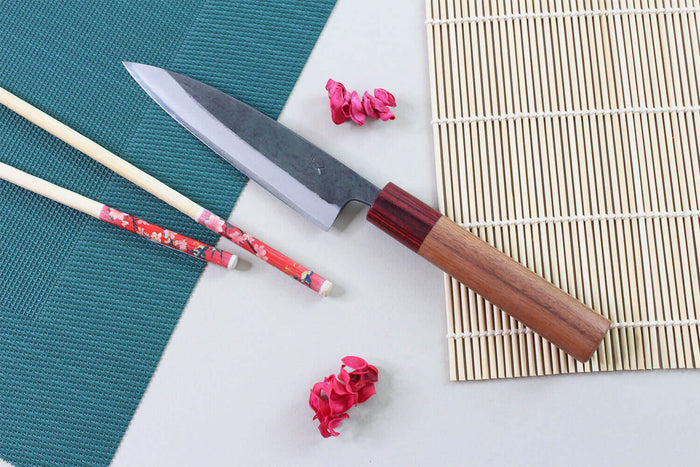 Couteau universel japonais artisanal Wusaki Yuzo BS2 13cm