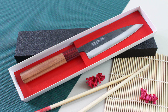 Couteau universel japonais artisanal Wusaki Yuzo BS2 13cm