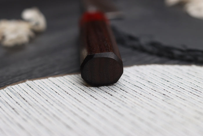 Couteau universel japonais artisanal Yoshimi Kato Minamo SG2 Tsuchime 12cm