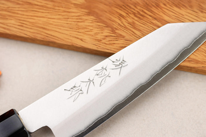 Couteau universel kiritsuke 12cm japonais artisanal Momotaro Ginsan manche en magnolia