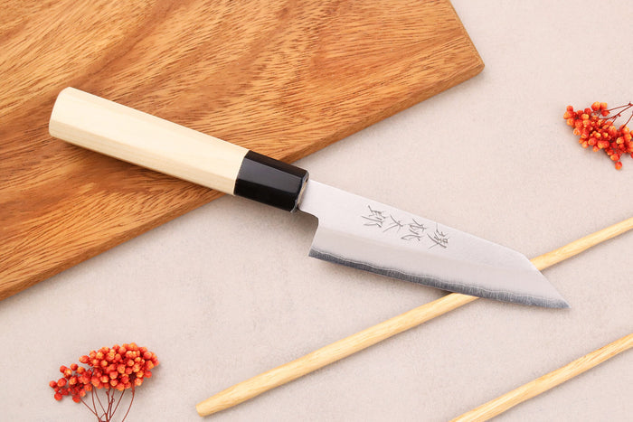 Couteau universel kiritsuke 12cm japonais artisanal Momotaro Ginsan manche en magnolia