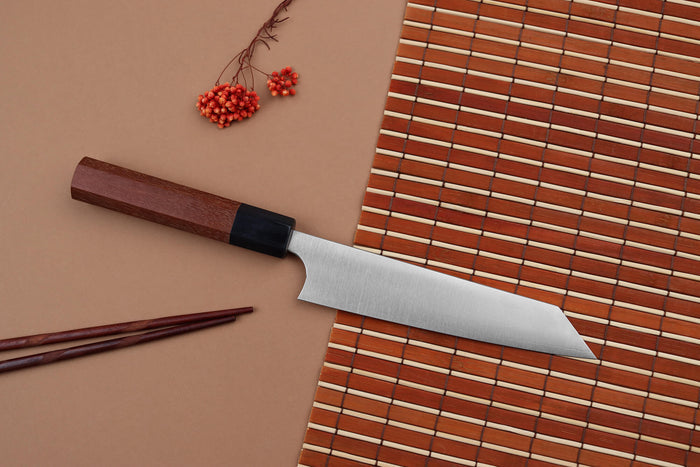Couteau universel kiritsuke japonais artisanal Shibata Koutetsu R2 15cm