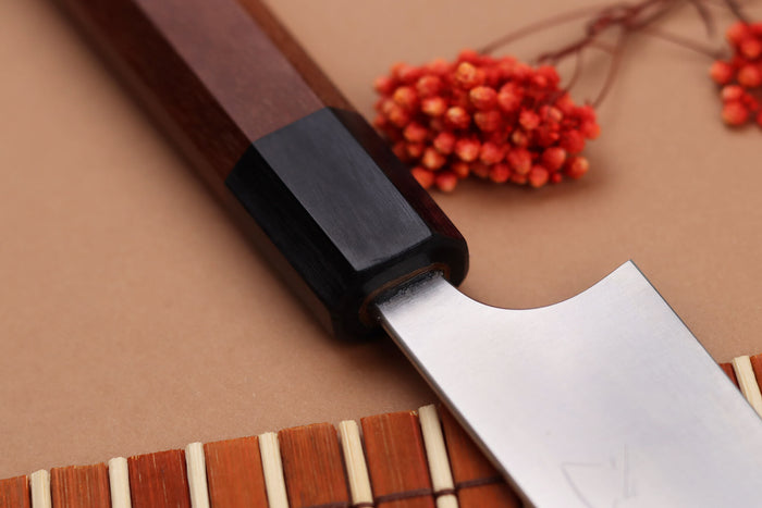 Couteau universel kiritsuke japonais artisanal Shibata Koutetsu R2 15cm