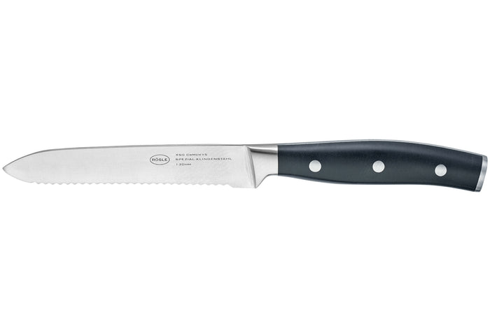 Couteau universel Rösle Tradition lame dentelée 13cm