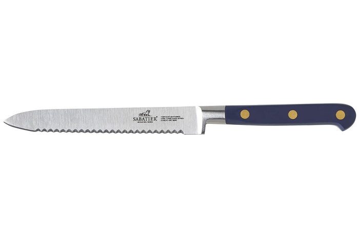 Couteau universel Sabatier Idéal Bleu Abysse 100% forgé lame 12cm