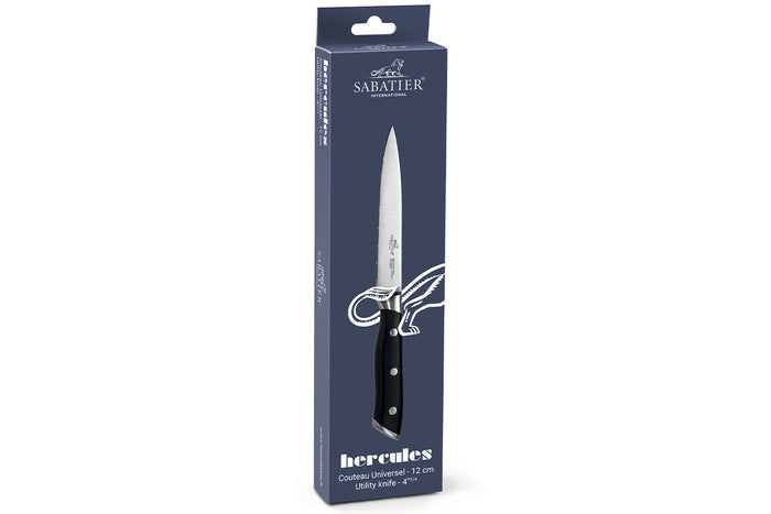 Couteau universel Sabatier International Hercules lame 12cm manche ABS 3 rivets
