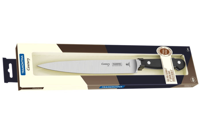 Couteau universel Tramontina Century lame forgée 20cm manche polycarbonate noir