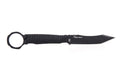 Couteau Wildsteer Scorpion SCO3113 lame noire tanto 8,4cm manche paracorde noir + étui Kydex